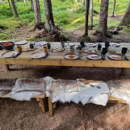 Treetop Ekne - Hytte I Skogen Med Hengebru Hotell Levanger Exteriör bild