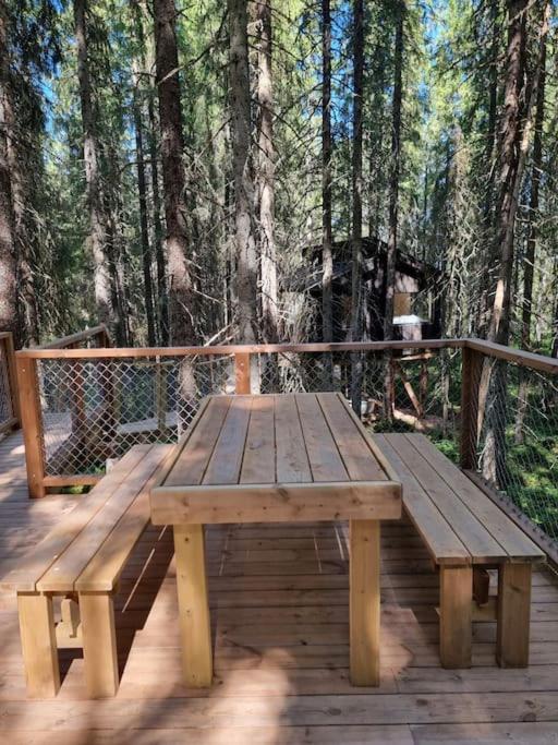Treetop Ekne - Hytte I Skogen Med Hengebru Hotell Levanger Exteriör bild